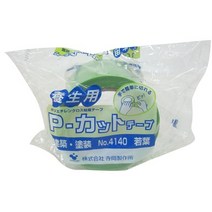 일본직발송 3. 테라오카 제작소 TERAOKA(테라오카) P -컷 테이프 새잎 100mm×25M No.4140 [양생 테이프·마, One Size_One Color, One Size_One Color, 상세 설명 참조0