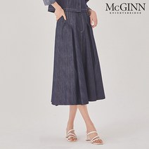 매긴 스티치 데님 스커트 M3S1SK8270