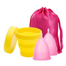 생리컵 생리 컵 세트 여성 위생 의료 실리콘 생리 컵 살균기 copa menstrual, 7-엑스