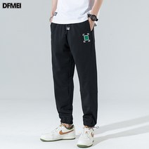 DFMEI 슬랙스 남 배기 트레이닝 팬츠 남성 조거 스트링 스판 맨투맨 팬츠입니다