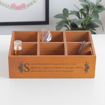 THEZAKKA 우드6칸수납SXWO072, 1개