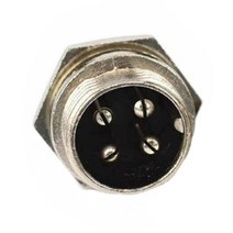 16mm 4핀(수) 항공잭 써큘러 잭 커넥터 항공단자 플러, 2개