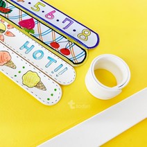 대진교육 자동 요술 팔찌 (PVC or 실리콘_10개 단위 판매), 자동요술팔찌 실리콘