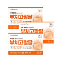 부치고 팔팔 사각패치, 30매, 3박스