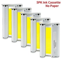 Canon Selphy CP1300 CP1200 프린터 잉크 카트리지 CP900 CP910 CP1000 잉크 카세트 6 인치 인화지 용 Topcolor KP108IN KP-36IN, 5pcs 잉크 카세트