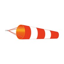 GHSHOP 야외용 반사 벨트가 있는 방수 Windsock 풍향 측정 양말 가방, 200cm, 옥스포드 천, 빨간색과 하얀색