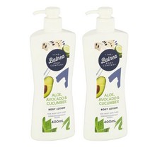 발네아 호주 Balnea Body Lotion 알로에 아보카도 & 큐컴버 바디로션 400ml, 2팩