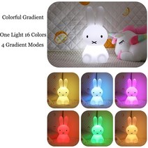 미피무드등 침실무드등 침실조명 테이블램프 감성스텐드 충전식 책상 램프 귀여운 침실 침대 옆, 제품-3