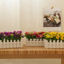 봄느낌가득 데이지울타리화분 [3color], 핑크, 색상:핑크