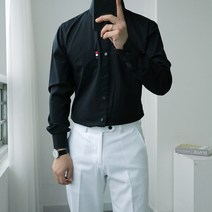 [맨즈북] 구김방지 버튼다운 남성 주름없는셔츠 비지니스 캐주얼룩 스판 포켓남방 직장인옷