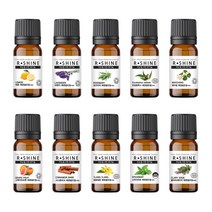 레몬앤선샤인 유기농 천연 에센셜오일 10ml 모음 아로마오일 20종, 01.레몬