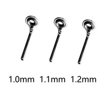낚시대 릴 수리 복원 낚싯대 가이드 링 낚시 탑 로드 라인 팁 0.8mm-2.2mm 스테인레스 스틸 DIY 아이 폴 키트 교체 액세서리 스포츠 엔터테인먼트 아웃도어 활동 액티비티, 1.0 1.1 1.2