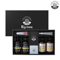 키렌 선물세트 폴인카렌듈라 [천연샴푸+트리트먼트+바디워시+바디로션+헤어에센스+핸드크림+샴푸브러쉬], 1세트