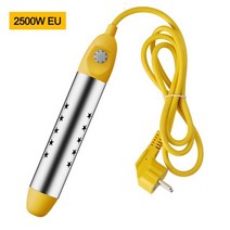 온수기 히터봉 온수 히터 Aus 플러그 2500w 전원 은행 전기 가열 막대 침수 히터 가열 막대 침수 입욕 겨울 wate, 2500w 유럽