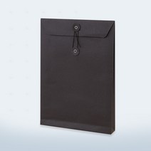 A4 크래프트 끈 단추 접지 변호사 종이 서류 봉투 브로슈어 하도메 세로검 1P