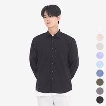 라틱 남자 링클프리 오버핏 캐주얼 셔츠
