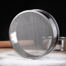가성비 15cm Ultra-fine Stainless Steel Sifter Flour Thickening Powder Sieve Rice Kitchen Tools Baki 호환, 01 style 1