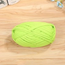 뜨개실 쟈이언트얀 형광뜨개실코튼 니트 천으로 양모 t-셔츠 원사 DIY 소프트 직조 카펫 담요 가방 39 색, 04 Safty green