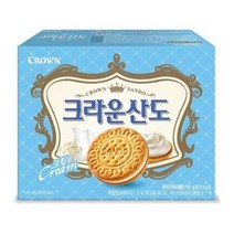 크라운산도 스윗밀크, 161g, 12개