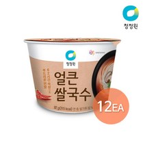 [청정원] 얼큰 컵쌀국수 92g x 12개, 상세 설명 참조