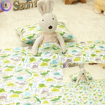 인견겹이불 M 세트 유아침구세트 유아패드, 플라워