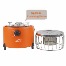 apg 휴대용 2 in 1 캠핑 스토브 가스 히터 야외 워머 프로판 부탄 텐트 히터 요리 시스템, 업그레이드