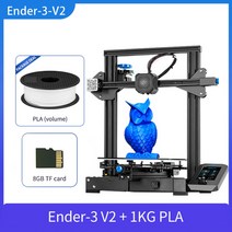 3d프린터 가정용 교육용 입문용 creality 3d 프린터 인쇄 마그네틱 pro 인치, v2 with pla