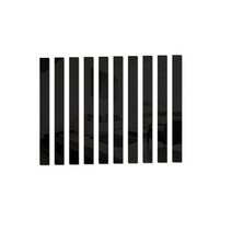 붙이는거울 아크릴 거실 욕실 거울 라인 벽 스티커 홈 장식 자체 접착 천장 허리 45cm 10 개, M 10cmx45cm 10 pcs, black_M 10cmx45cm 10 pcs