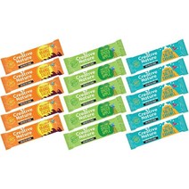 영국직구 크리에이티브 네이처 비건 단백질 스낵바 - 15x40g 바 - 5x향신료 사과 5x카카오 오렌지 및 5x소금 카라멜 - 견과류 프리 유제품 프리 글루텐 프리 스낵 박스 - 비건 스낵, 상세참조, 수량