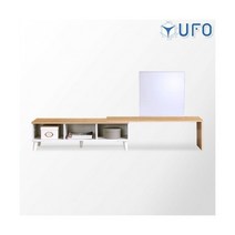 [유에프오] [UFO] UFO 도브 오픈형 좌식화장대(거울포함), 단품