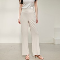 모노앳디 케트 밴딩 와이드 슬랙스