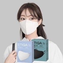 에티카 보건용 마스크 KF94 50매 라운드베이직 새부리형 (+고급 마스크 스트랩), 그레이, 소형50매