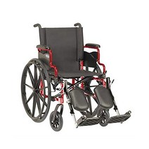 Invacare - ATO_9XT_WD86_61P_T94HC 9000 XT 고성능 경량 휠체어 책상 길이 팔과 T94HC 패딩 처리된 종아리 패드가 있는 엘리베이팅 레지스트 45