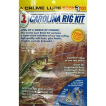Creme Lure Book Kit Panfish 낚시 장비 460794, Carolina Rig Book-kit