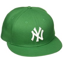 New Era 남성용 MLB 뉴욕 양키즈 베이직 59피프티 핏 모자 켈리 그린, 7 1/2