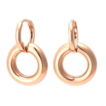 [비앤비골드]14K18K 귀걸이 심플 볼륨 링 원터치 귀걸이 JNE22958