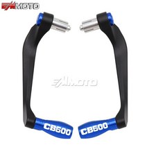바이크 혼다 CB600 CB 600 오토바이 액세서리 CNC 알루미늄 핸들 바 브레이크 클러치 레버 가 보호대 7/8 인치 22mm, [05] A Blue
