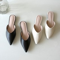 스틸레토 뮬슬리퍼 쿠션 블로퍼 다나 1cm