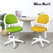 체어센스 에디슨 화이트바디 사무용 의자 컴퓨터 책상 공부 학생, 옵션:에디슨 화이트바디 레자|색상:블루