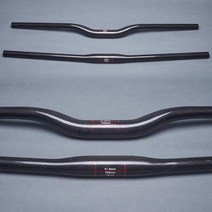 자전거 카본 핸들바 광택 3K MTB 핸들 바 산악 부품 스템 직경 31.8mm 너비 580mm 760mm, Flat Handlebar 600mm
