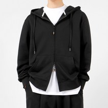 DY 쭈리 무지 투웨이 후드 집업 오버핏 남녀공용