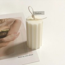F5NATURE 다이너마이트캔들 오브제캔들 스트라이프 디자인 향초 필라왁스 인테리어소품 홈데코, 11.산타마리아프리지아