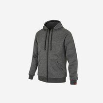 컨쿼 다운타운 케블라 오토바이 후드 집업 남자 여자 빅사이즈, 다운타운 그레이집업