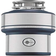 InSinkErator Prestige Evolution 1-HP 소음 차단 쓰레기 처리 실버, 단일모델명/품번
