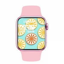 선박 us X8 프로 맥스 블루투스 통화 스마트 워치 심장 박동 피트니스 추적기 시계 시리즈 7 IWO14 Smartwatch 애플 화웨이 전화, [07] 분홍색, [01] X8s Pro max
