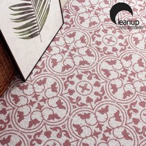 클린업 북유럽패턴 코일 현관매트 발코니 베란다, 6.멜리사글로리-핑크