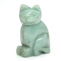 조각상 인테리어 소품샵 1.5 quot고양이 코끼리 거북이 토끼 올빼미 개구리 물고기 곰 개 말 늑대 뱀 동상 자연 치유 크리스탈 동물 돌 조각, [01] 1PC, [16] D Amethyst