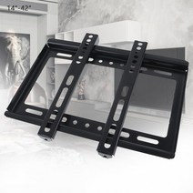 주식용 노트북 세로 모니터암 유니버설 얇은 18KG 블랙 TV 벽 마운트 브래킷 14-42 인치 LCD LED 모니터 플, 한개옵션0