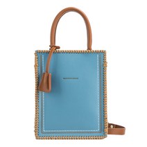 DIY 가방 bag 1389# 위빙 숄더 직접 짜기 발렌타인데이 선물 여자친구 크로스백 뉴타임즈 Z, 파란색