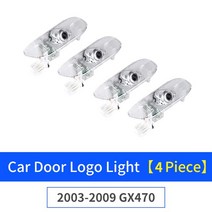 아크릴엠비언트 자동차인테리어 실내튜닝 렉서스 GX470 GX 470 자동차 도어 인테리어 교체 업그레이드 2008, 2.03-2009 Door light 4
